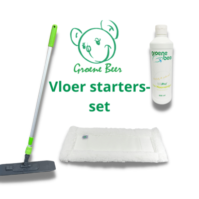 Vloer startersset 2 - Begin compleet! - Bodemdoek (dweil) - Vloerreiniger - Vloersysteem compleet