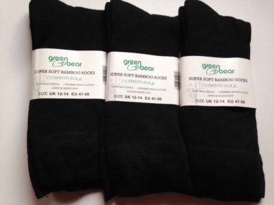 Bamboe sokken in Zwart - 1 paar - Maat 37-41