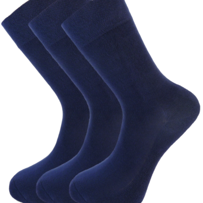 Bamboe - sokken - 3 paar - Marine Blauw - maat 38 - 39