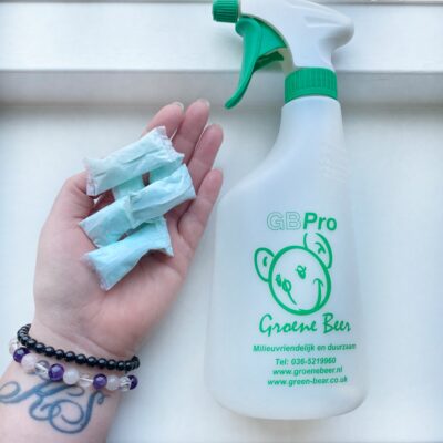 Vloerreiniger - Navulverpakking - 20 Eco sachets - met Sprayflacon