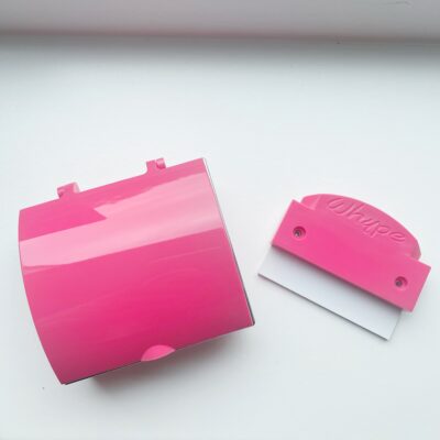 Whype - Dispenser Roze - Met Tesa plakstrip - ophangen zonder gaten